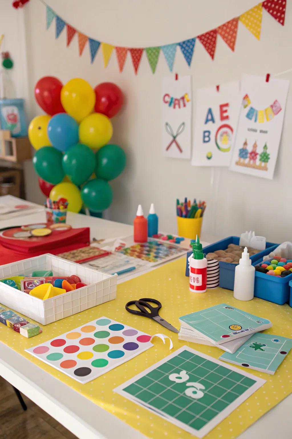 A build station fuels creativity and captivation.