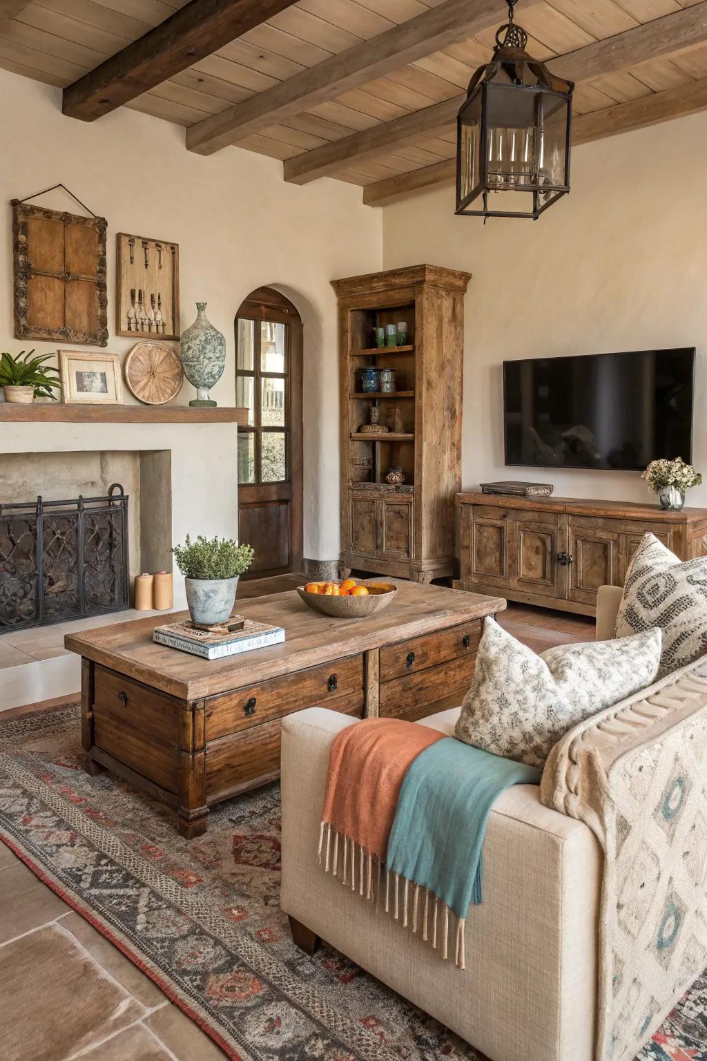 Uniqueness amplifies genuineness and allure in the décor.