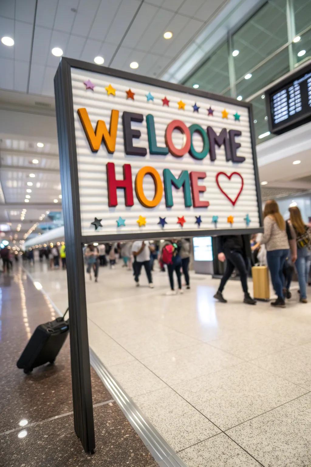 Puns add humor and charm to welcome displays.