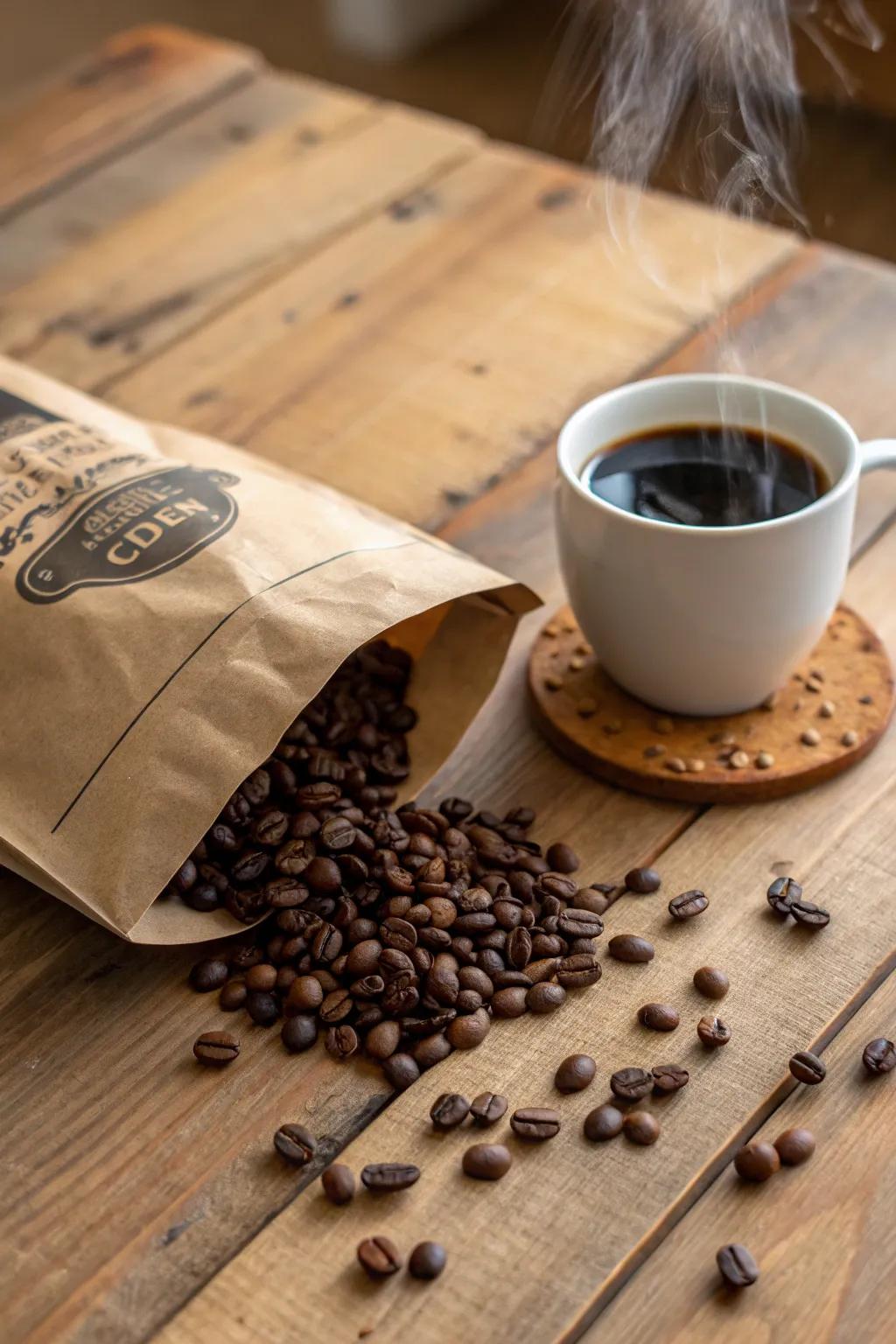 Gourmet coffee for a rich, fragrant experience.
