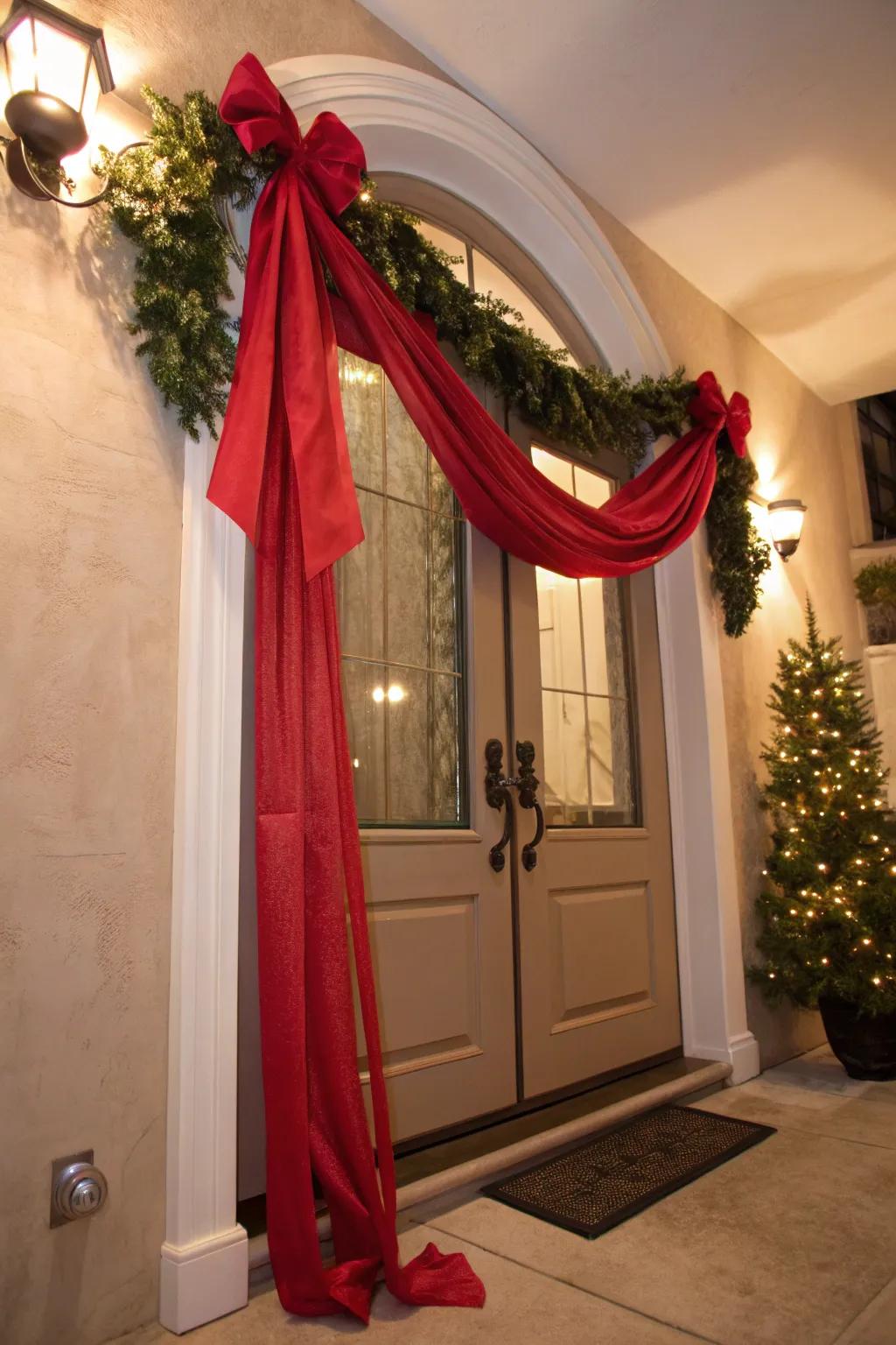 Bands contribute sophistication and can metamorphose any garland.