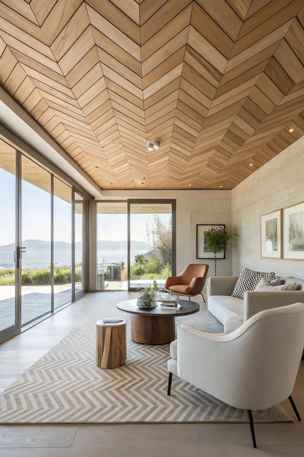 Chevron layouts add modern flair.