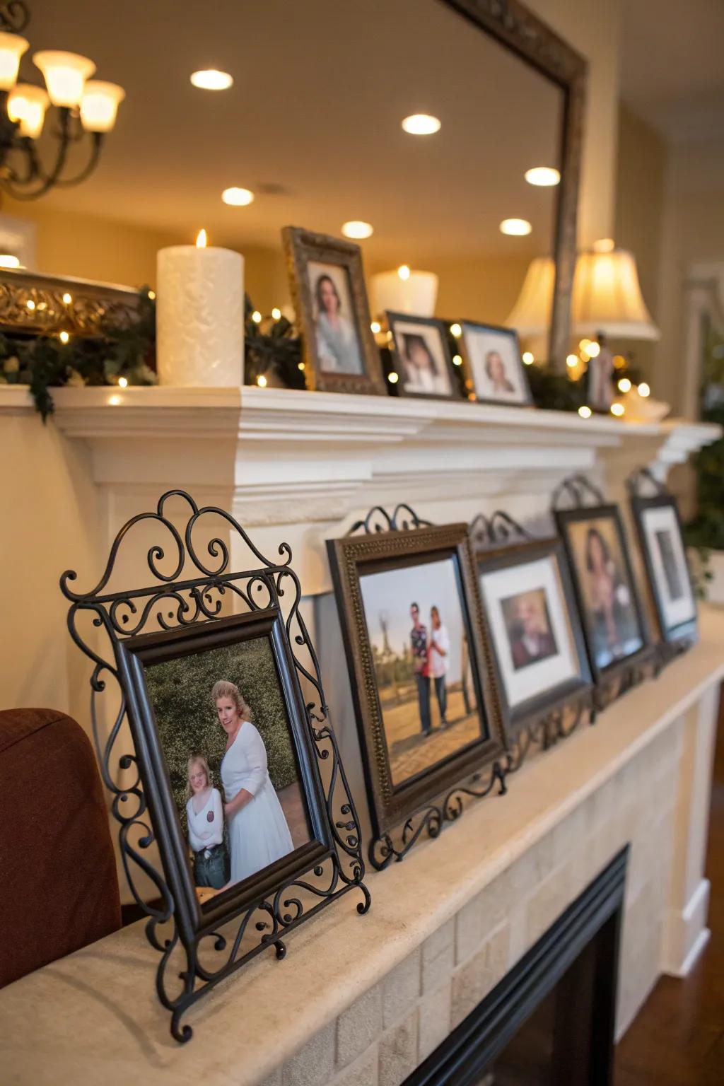 Your memories are exquisitely preserved by metal frames.
