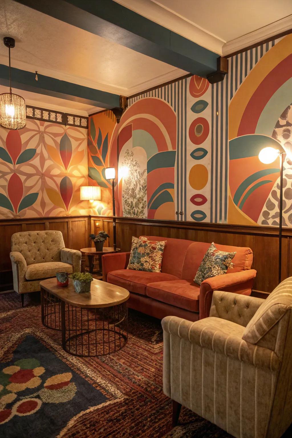 Retro-inspired designs introduce nostalgic allure to any space.