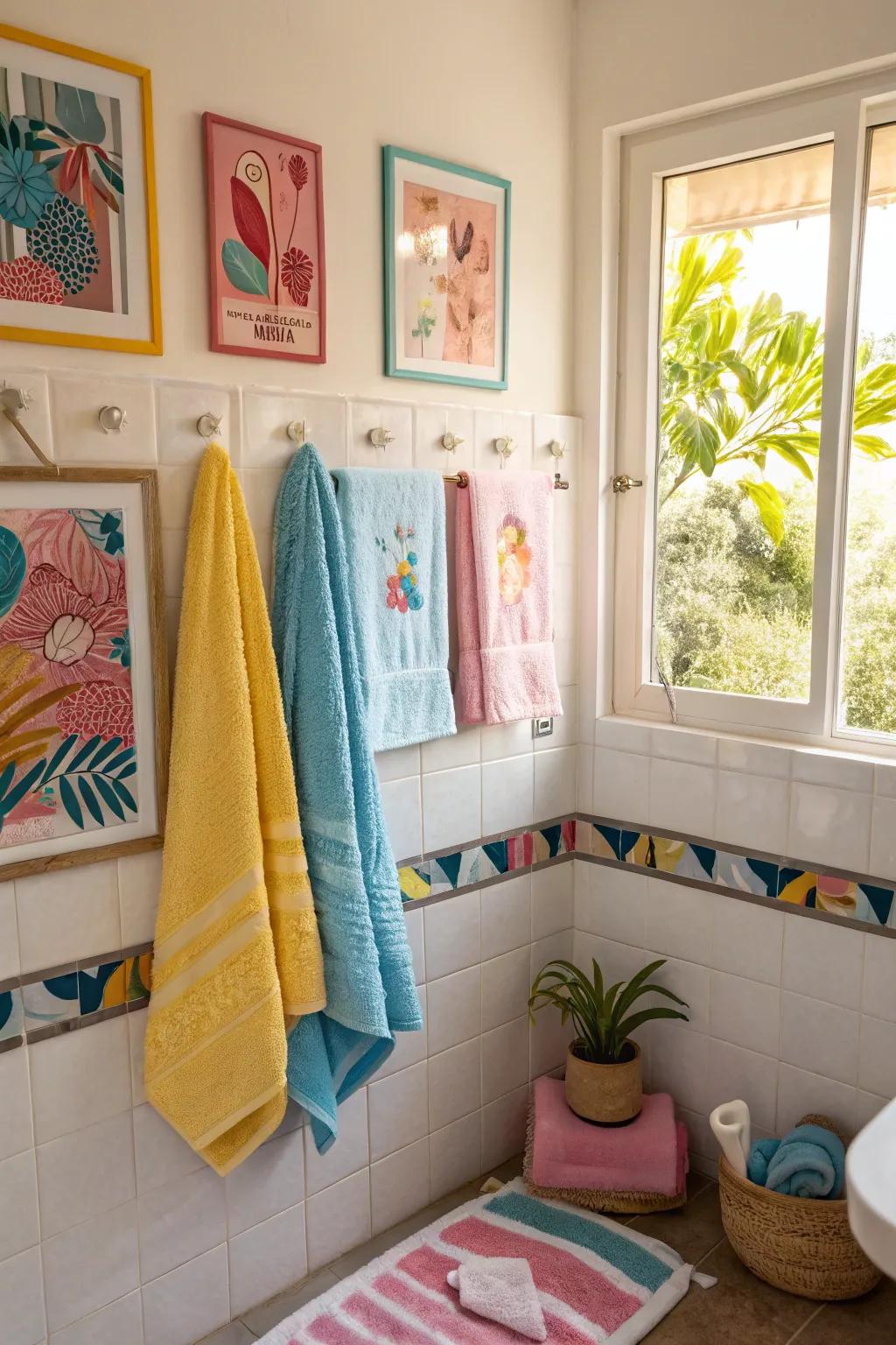 Vivid highlights hold the potential of permeating personality into your lavatory.