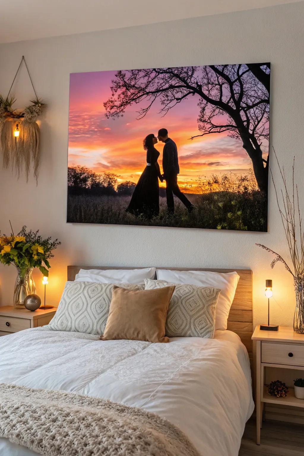 A twilight artwork radiates affection and serenity.