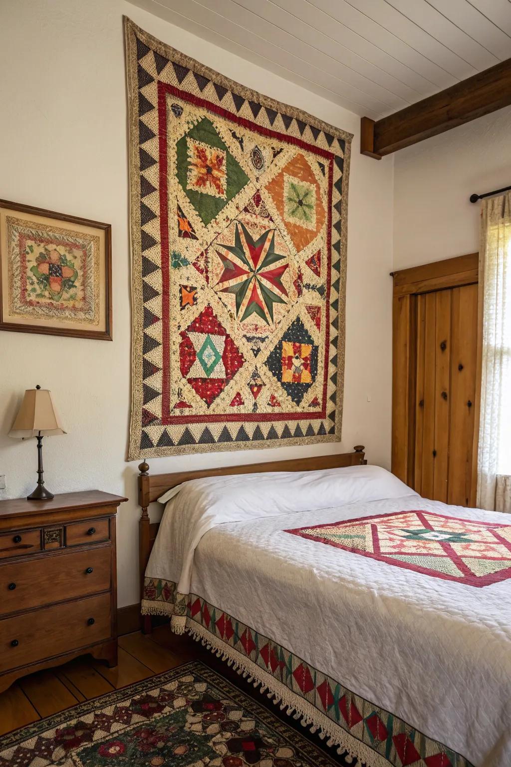 Old fabrics bring warmth and nostalgia.