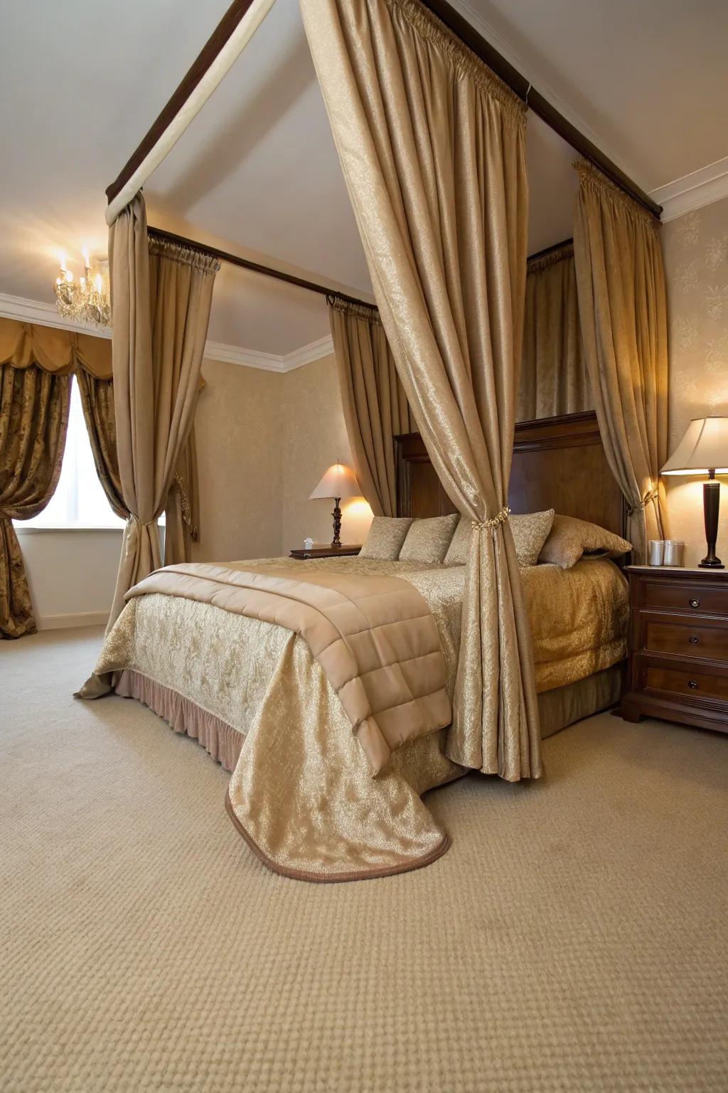 Rich weaves make a great feel within a carpet bedroom.