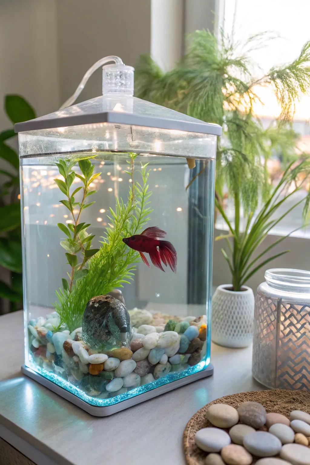 A radiant and breezy habitat brings a crisp aesthetic to your dwelling.