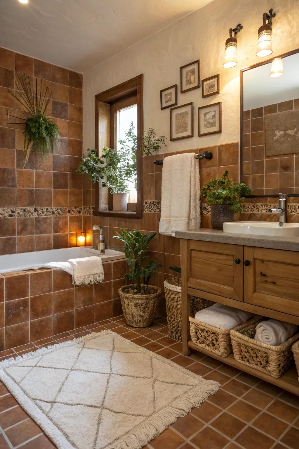 Character and warmth within each tile.