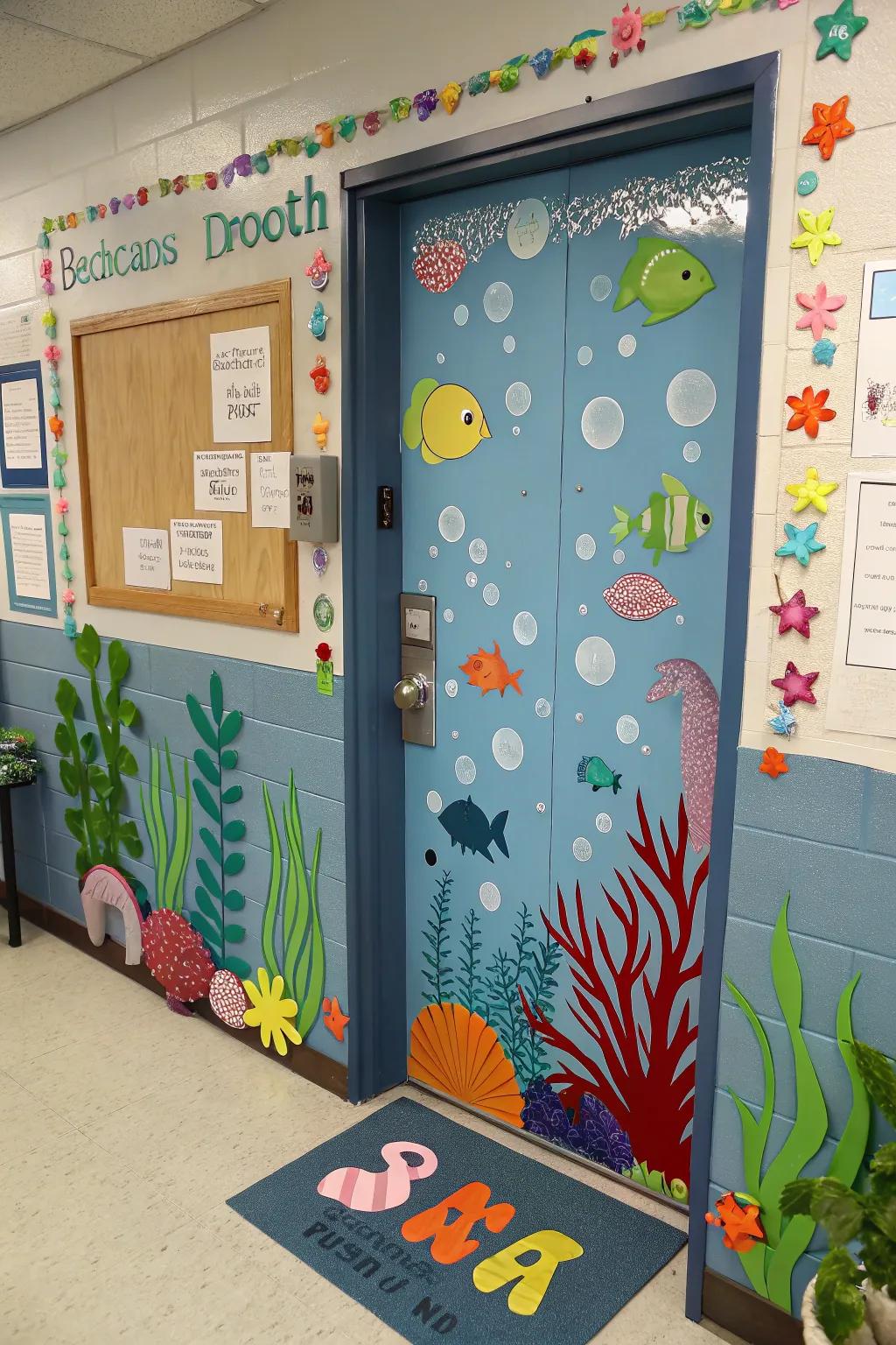 Venture within marine-centric careers featuring a submerged-themed portal.