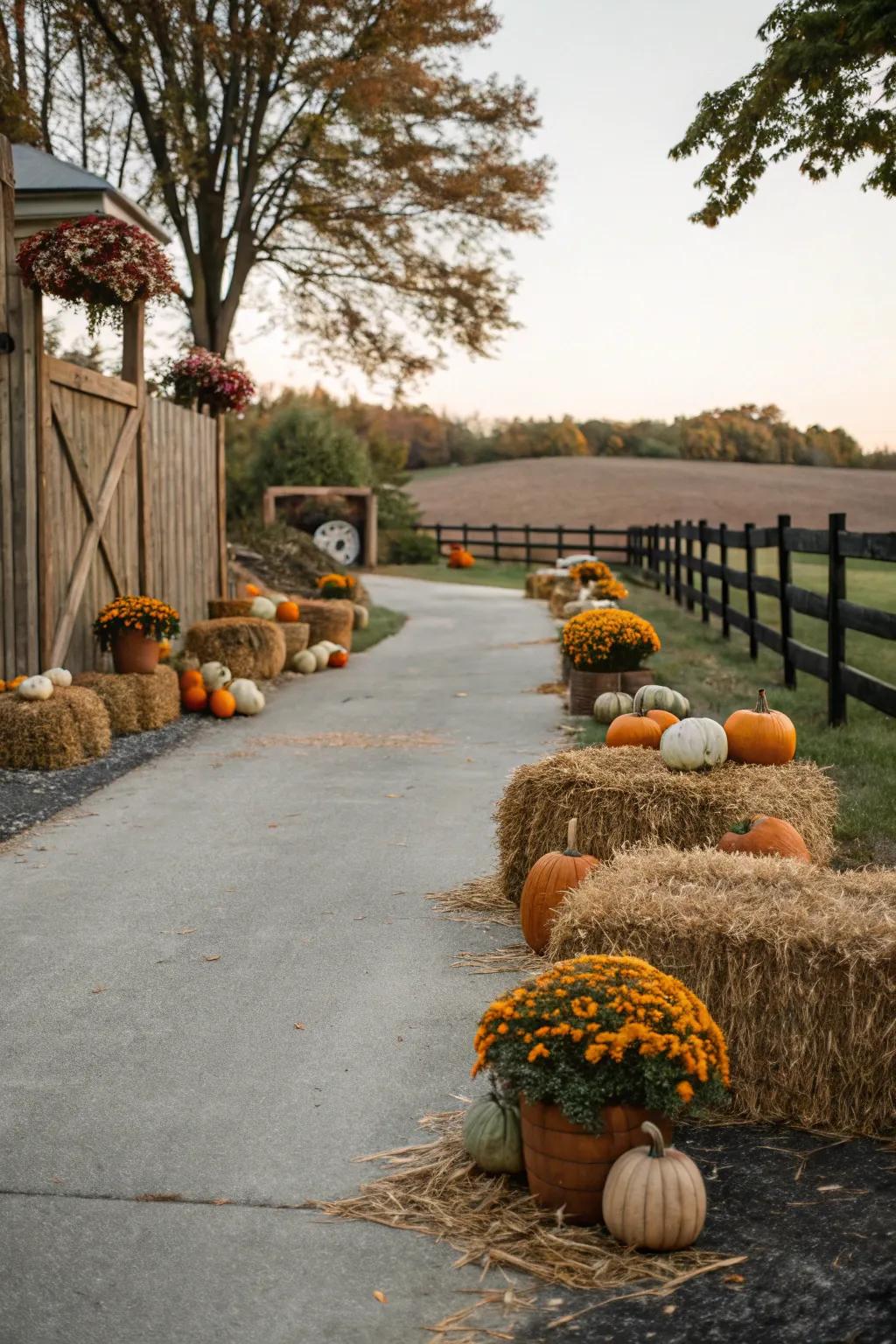 Seasonal decor brings year-round vibrancy to your entrance.