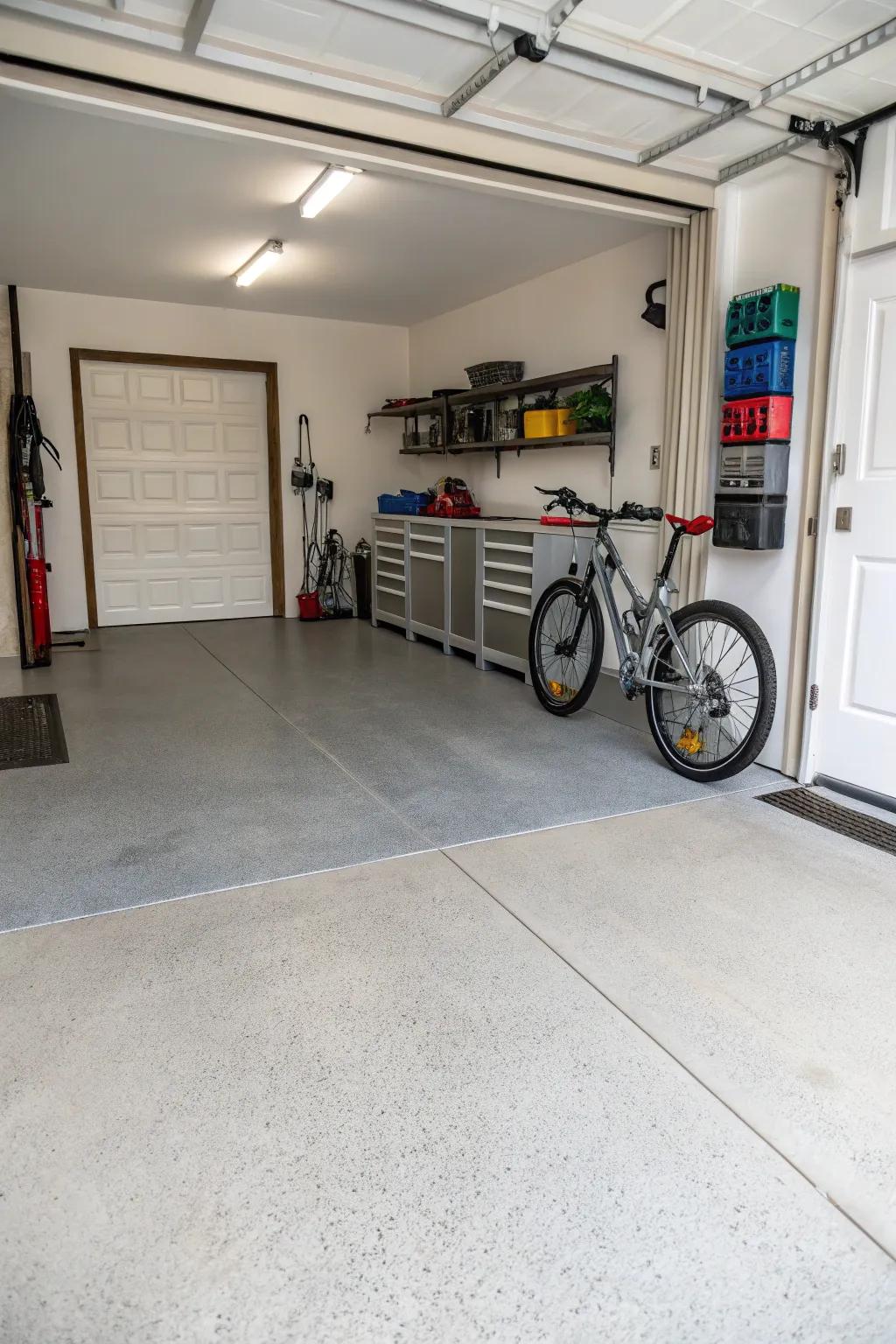 Painted solid surface: a burst of color for functional areas.