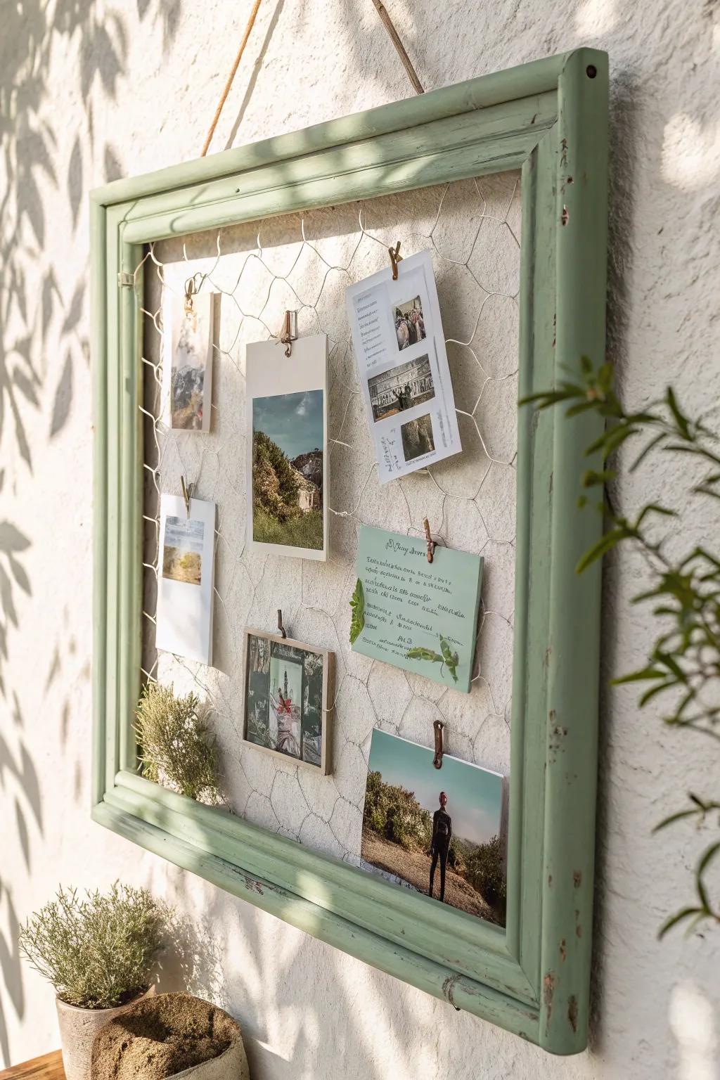 Fashioned with affection: Transform your recollections into artistry through a bespoke pinboard.
