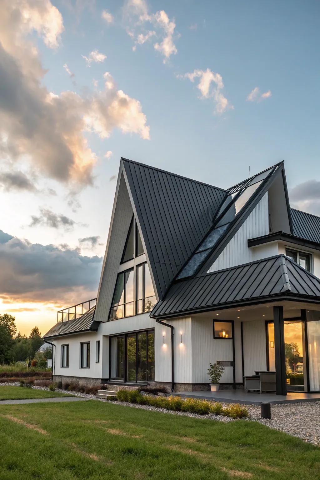 A geometric marvel enthralling with its precise angles.