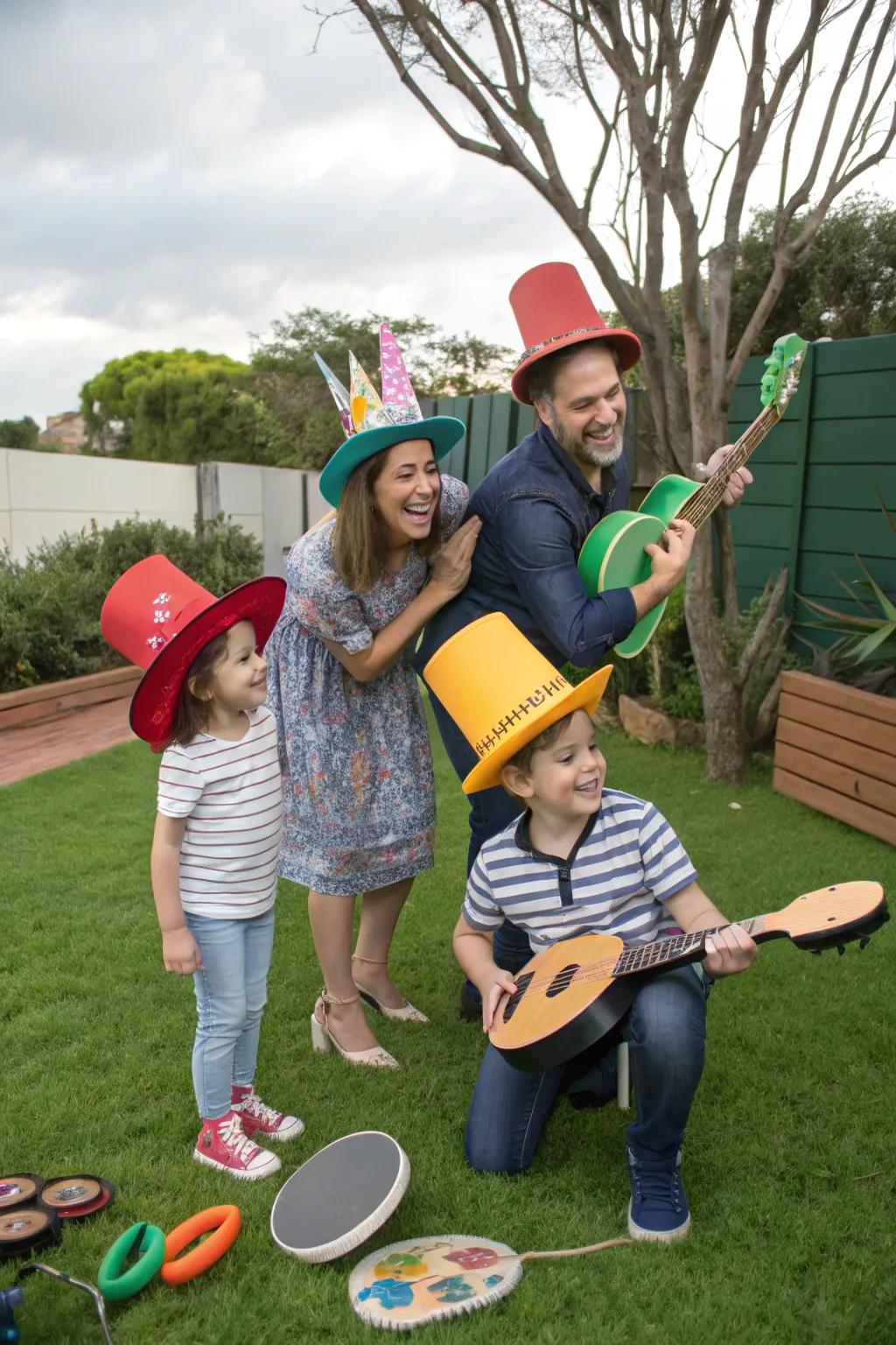 Props offer a playful and personal touch to your family images.