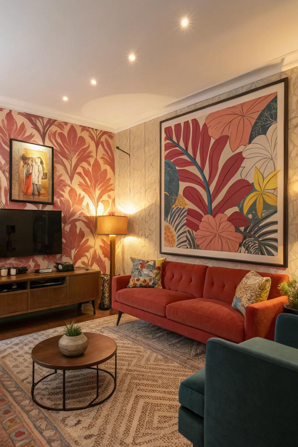 Shocking touches can make your space unforgettable.