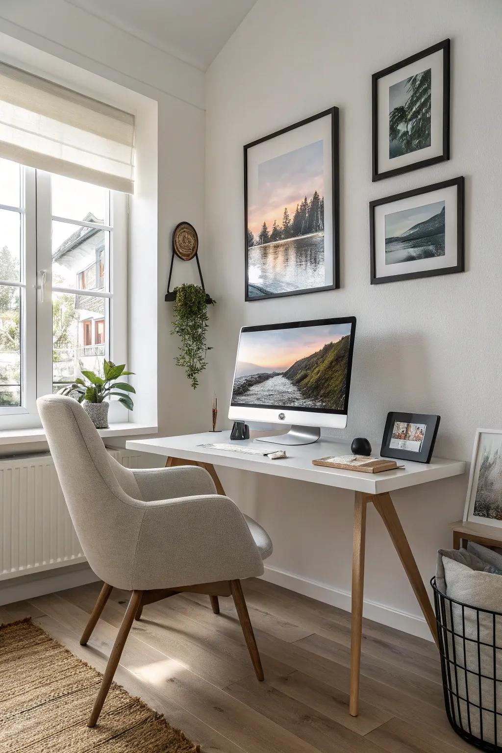 Simplicity and elegance with a simple visual display unit.