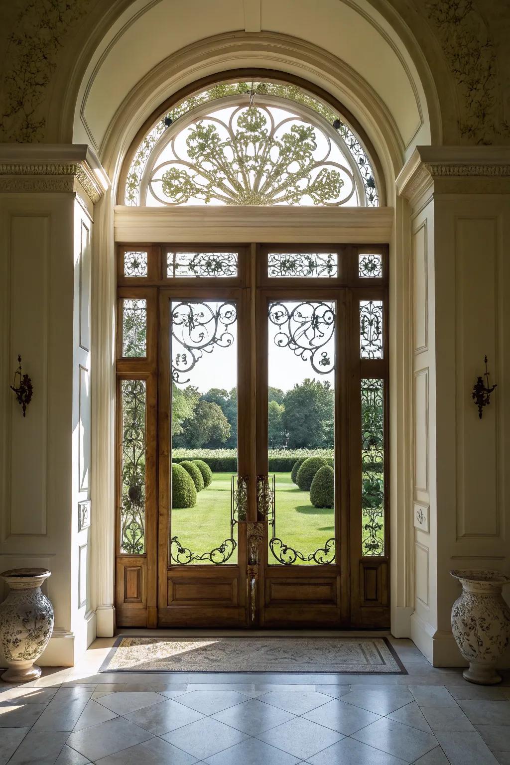 Let the sun shine in using a top window that opens up your space.