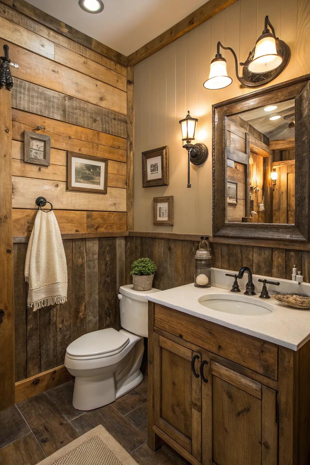 Sustain with reclaimed materials.