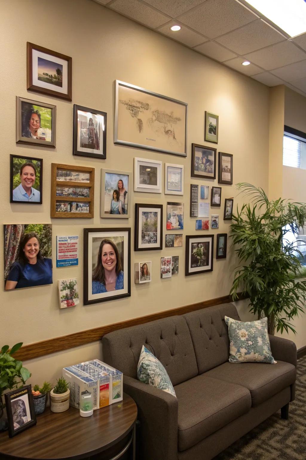 A snapshot zone that personalizes the location.
