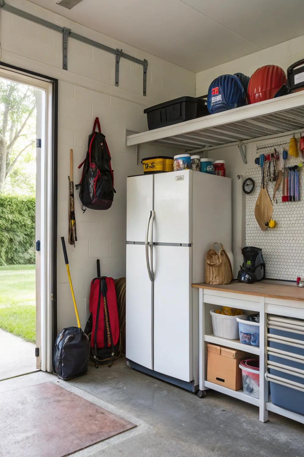 An extra fridge or freezer adds convenience to any home.