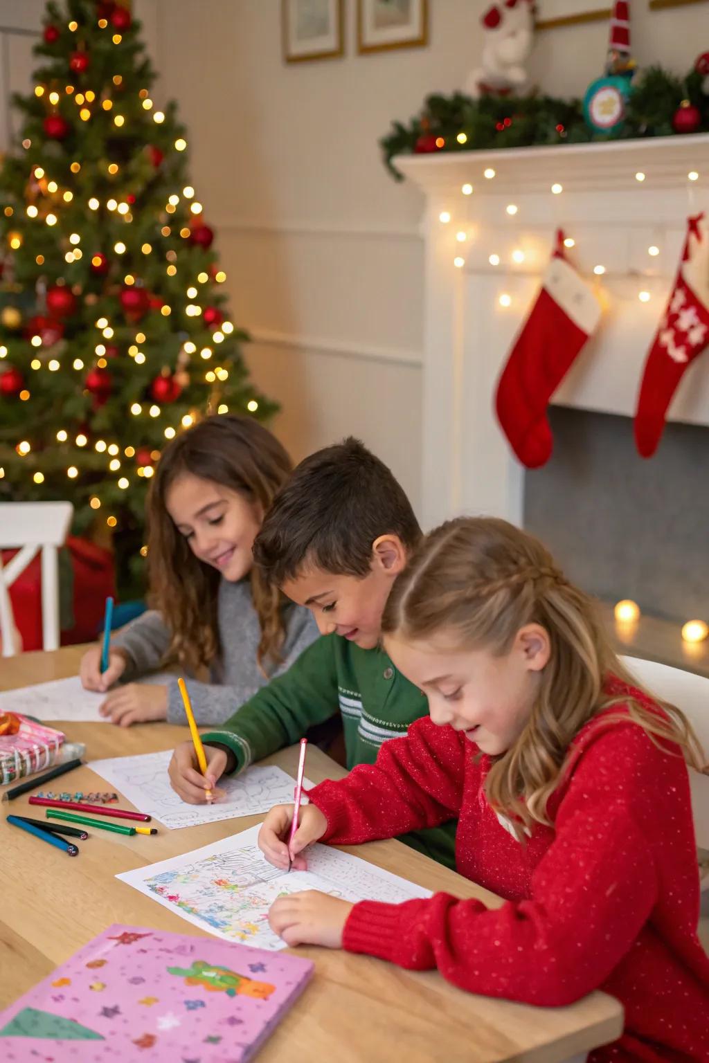 Permit your progeny's imaginations to soar as they compose epistles to Santa.