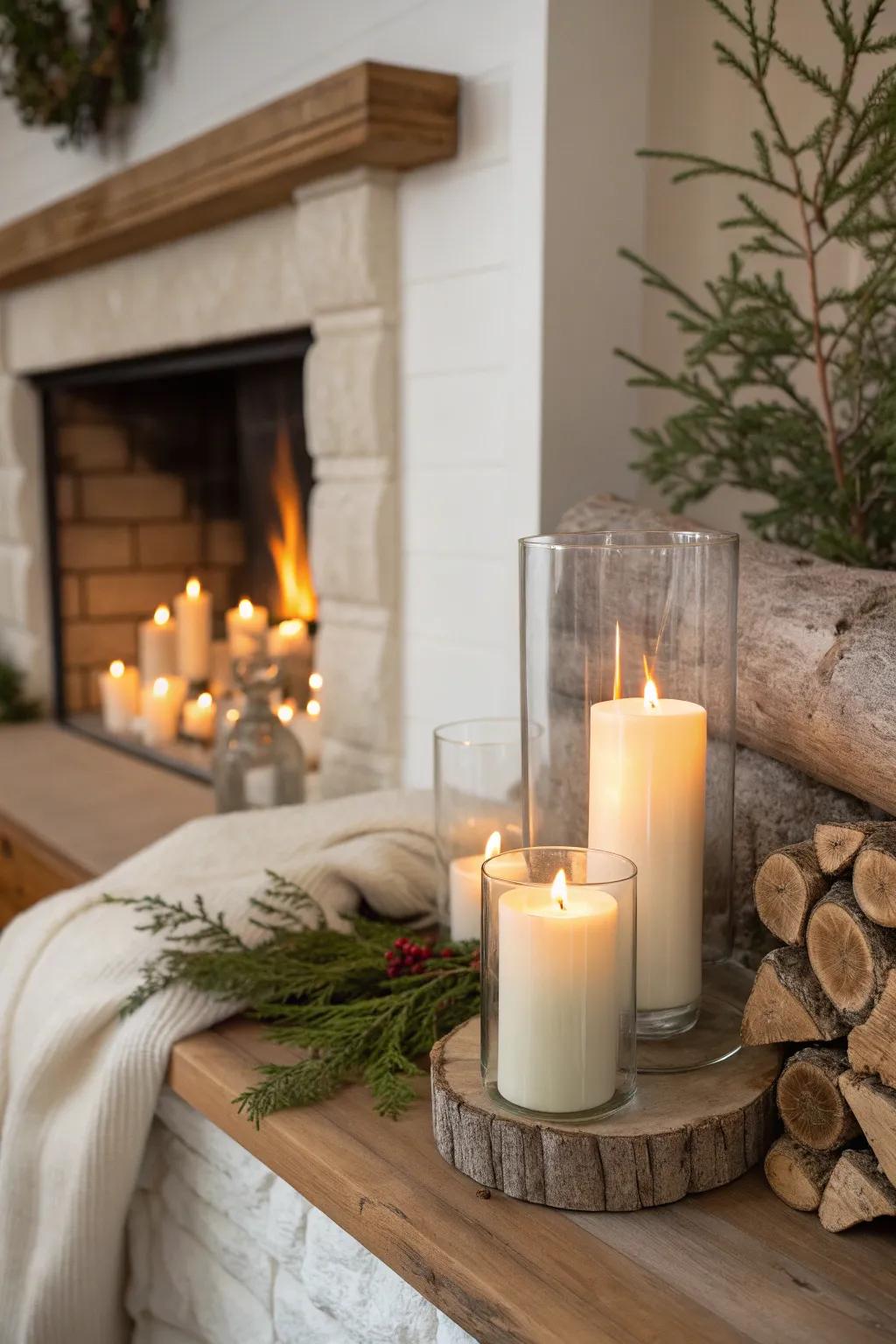 Enclose your lamps inside crystal hurricanes appropriate for a polished finish. 🌟🔮 #RefinedLiving #ChicDesign