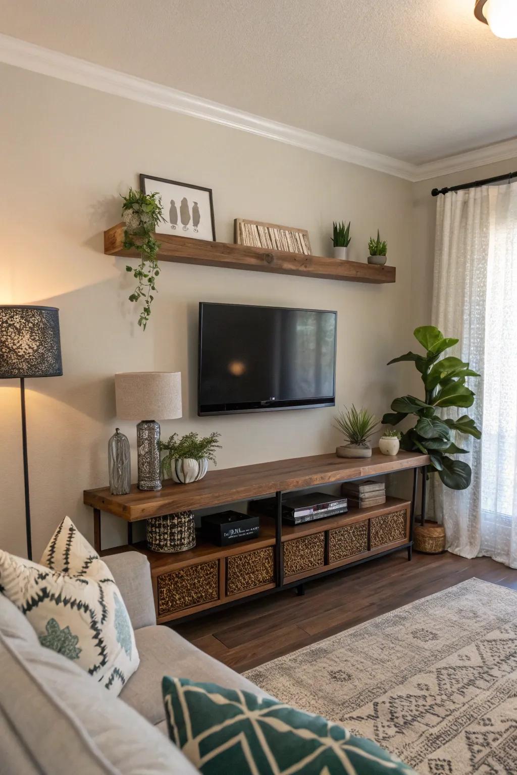 Transform usefulness into art with a drifting ledge featuring ornamental supports.