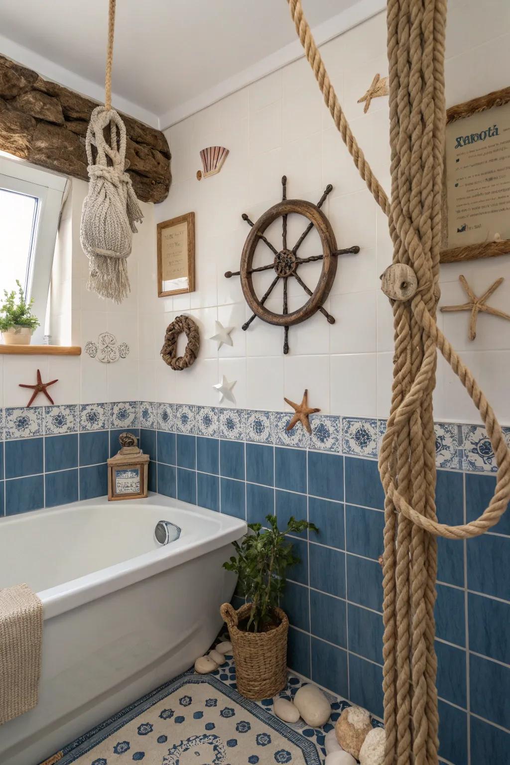 Marine pieces infuse a coastal and adventurous touch.