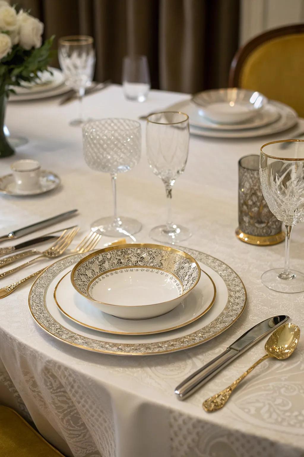 Premium table settings make every meal feel special and celebrated.