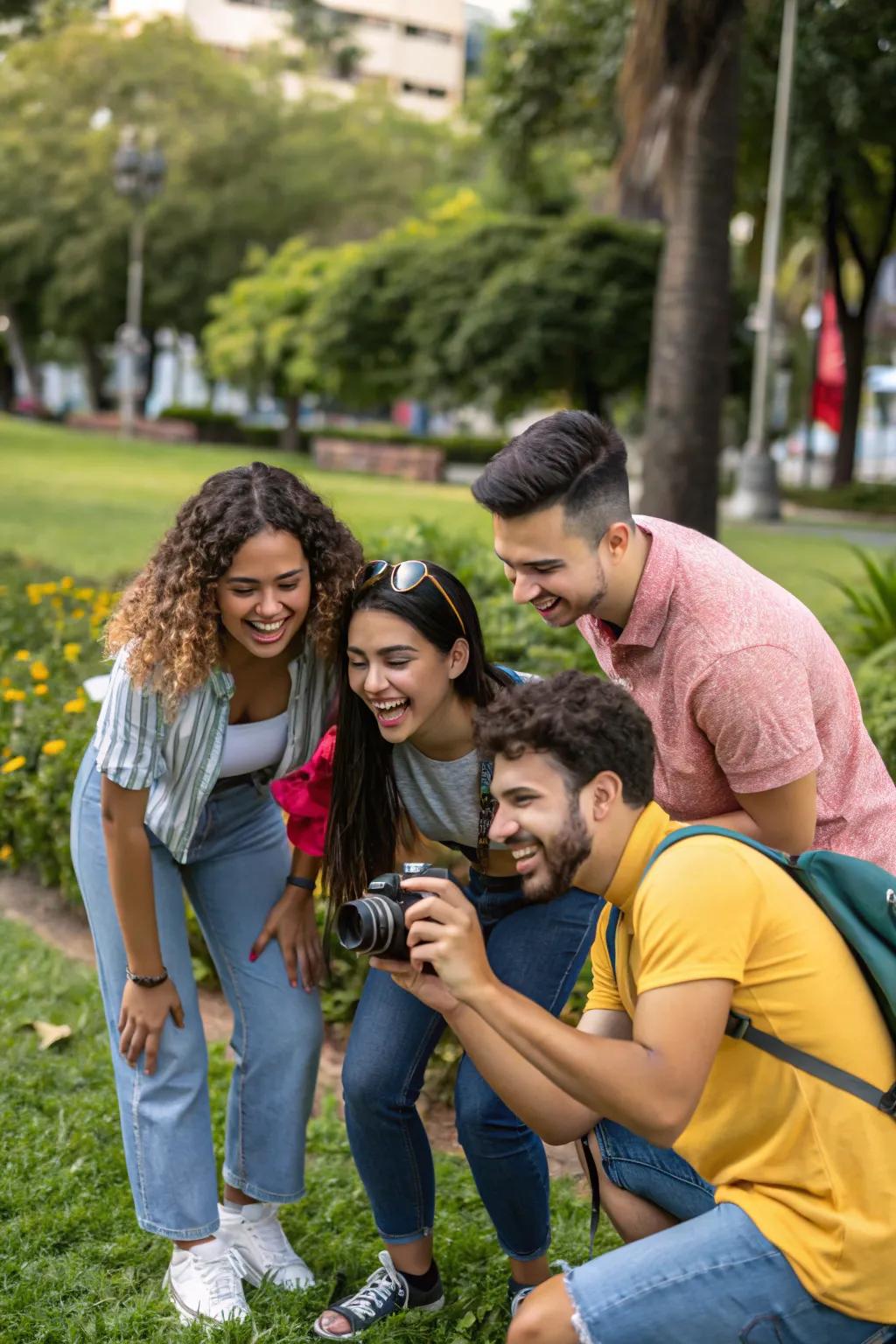 A lively snapshot expedition injects excitement into Friendsgiving.