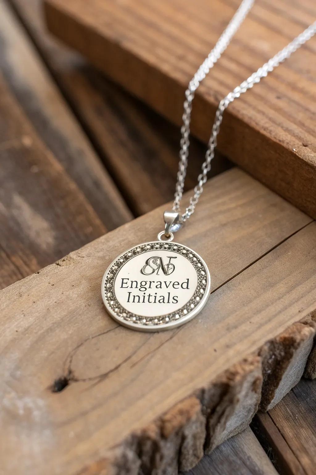 An orb charm necklace symbolizing family unity.
