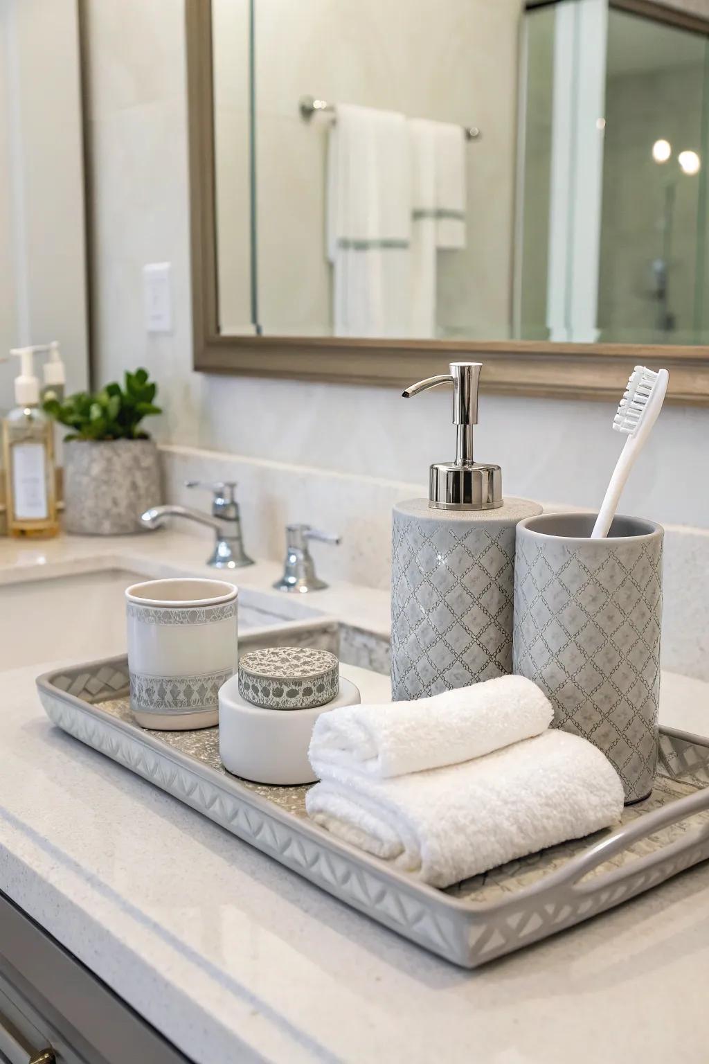 Thoughtful accents personalize the space.