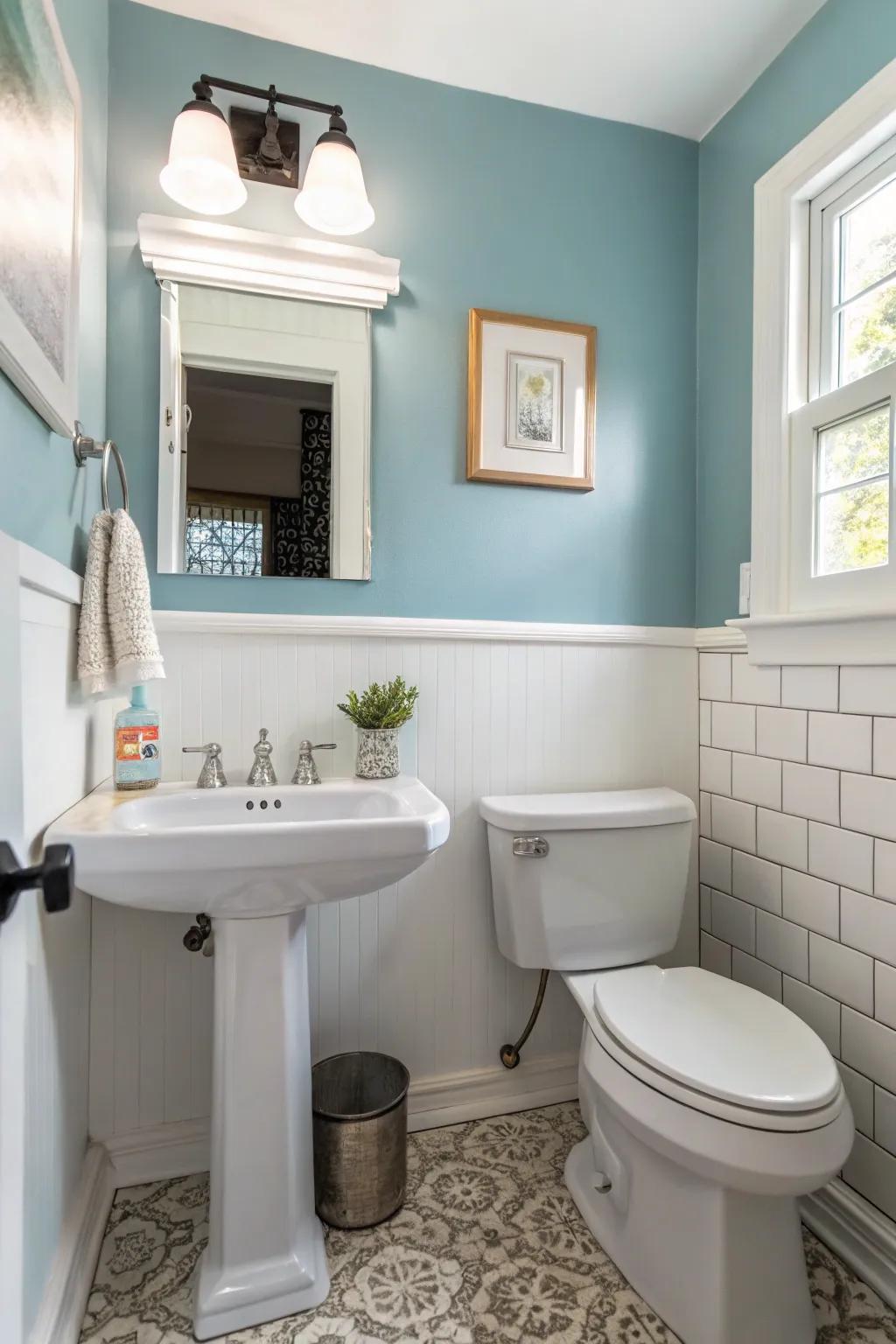 Affordable changes can refresh your powder room with minimal investment.