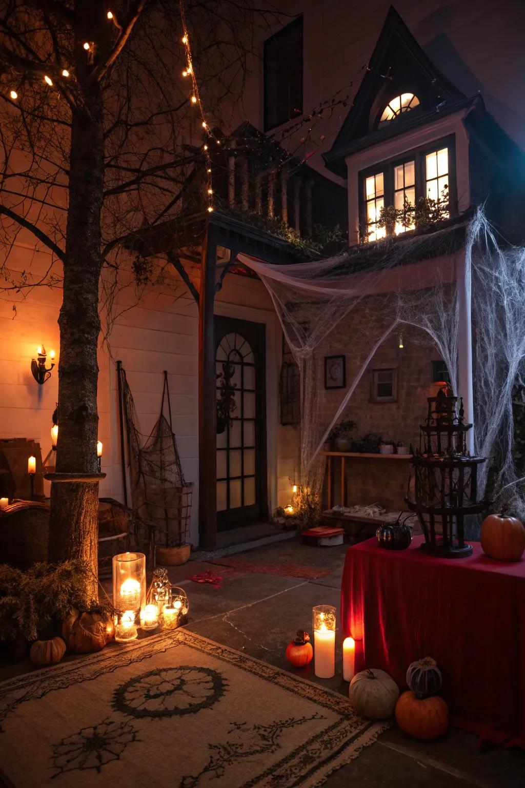 Create your own do-it-yourself fright house for a thrilling experience.