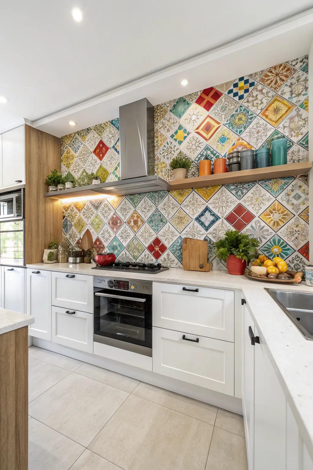 A new backsplash: style and color for your kitchen.