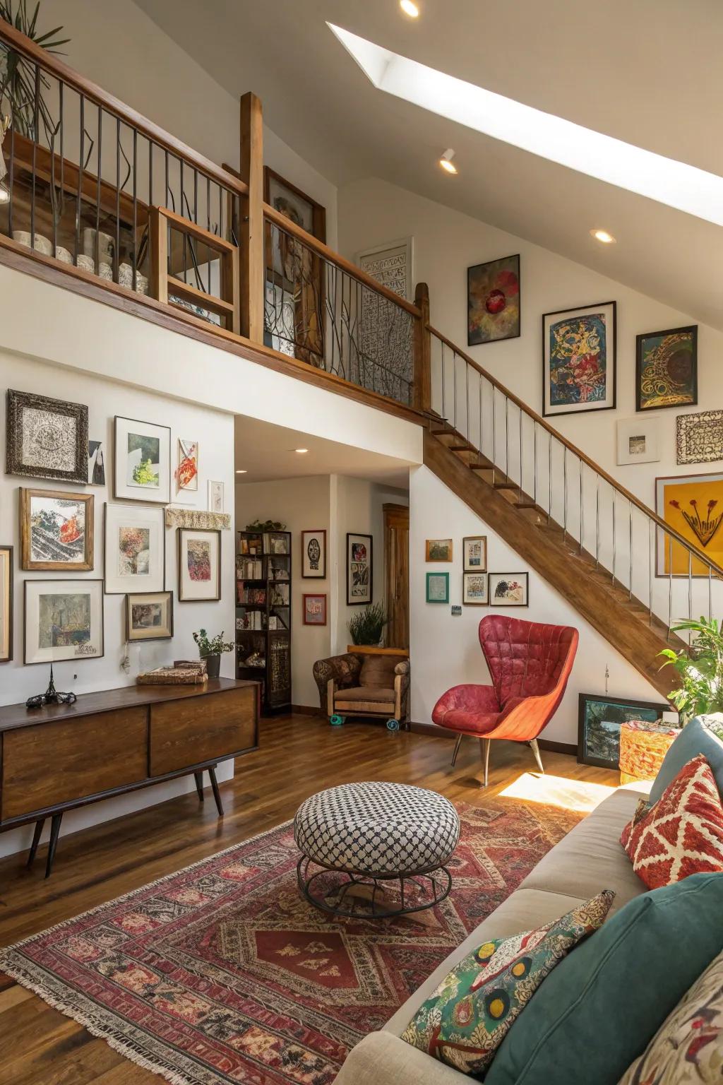 Establish a distinctive dwelling by blending various design styles harmoniously.