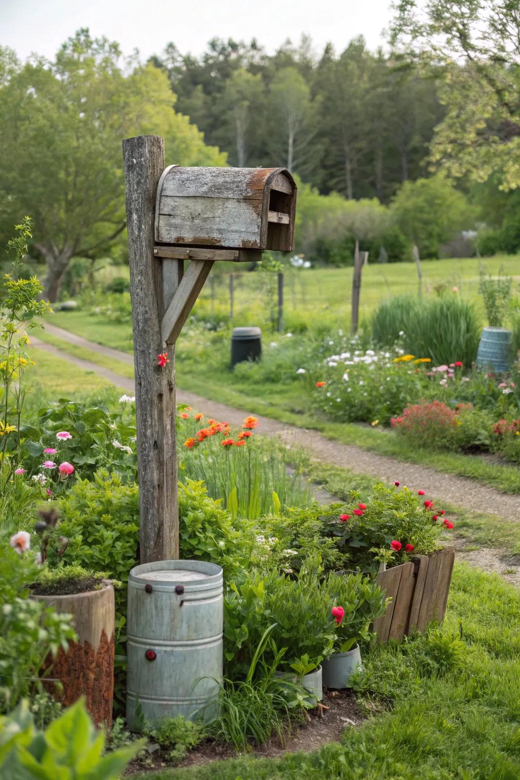 Eco-friendly mailbox stands support sustainability and style.