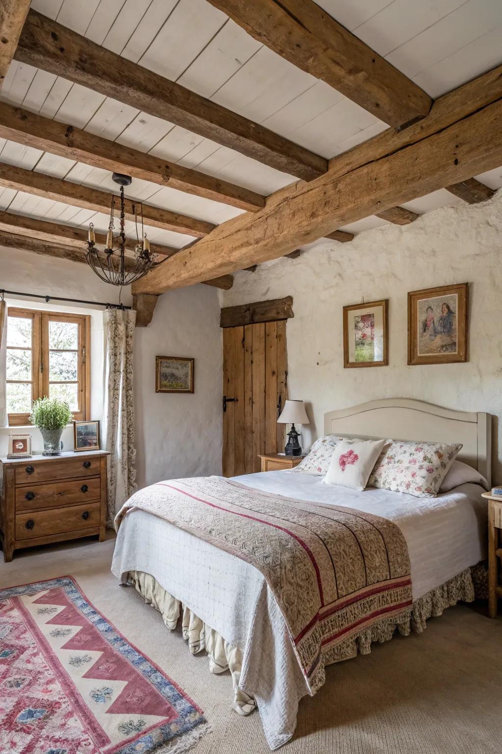 Authentic country-inspired ambiance cultivated by embracing imperfections
