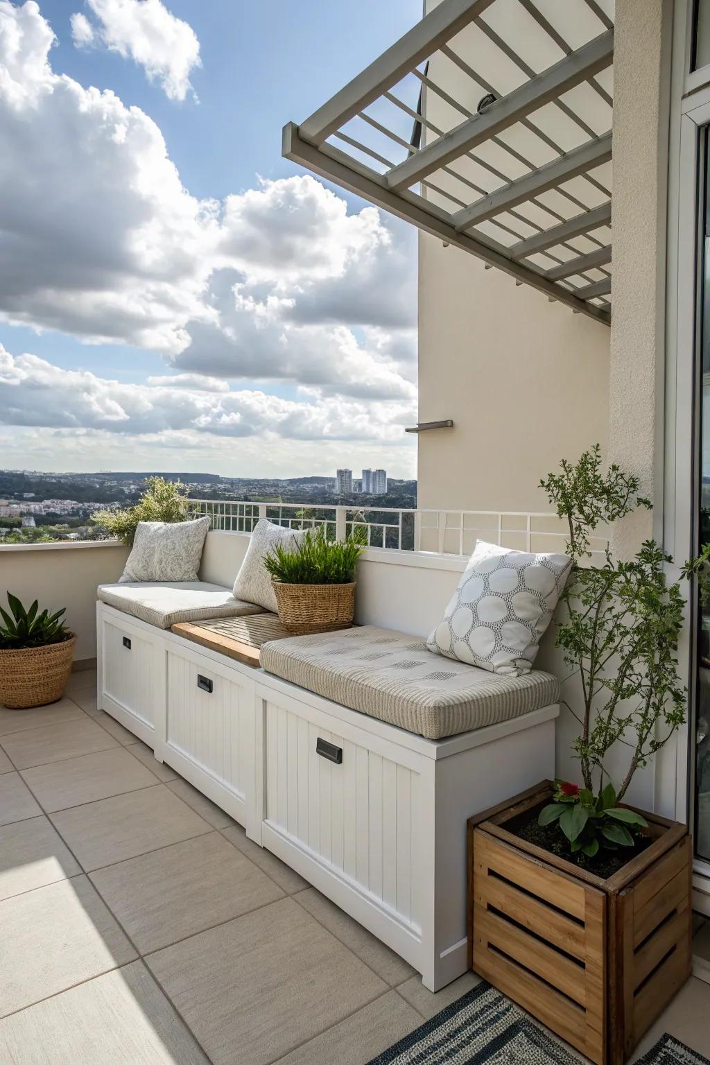 Optimize your veranda with versatile furnishings.