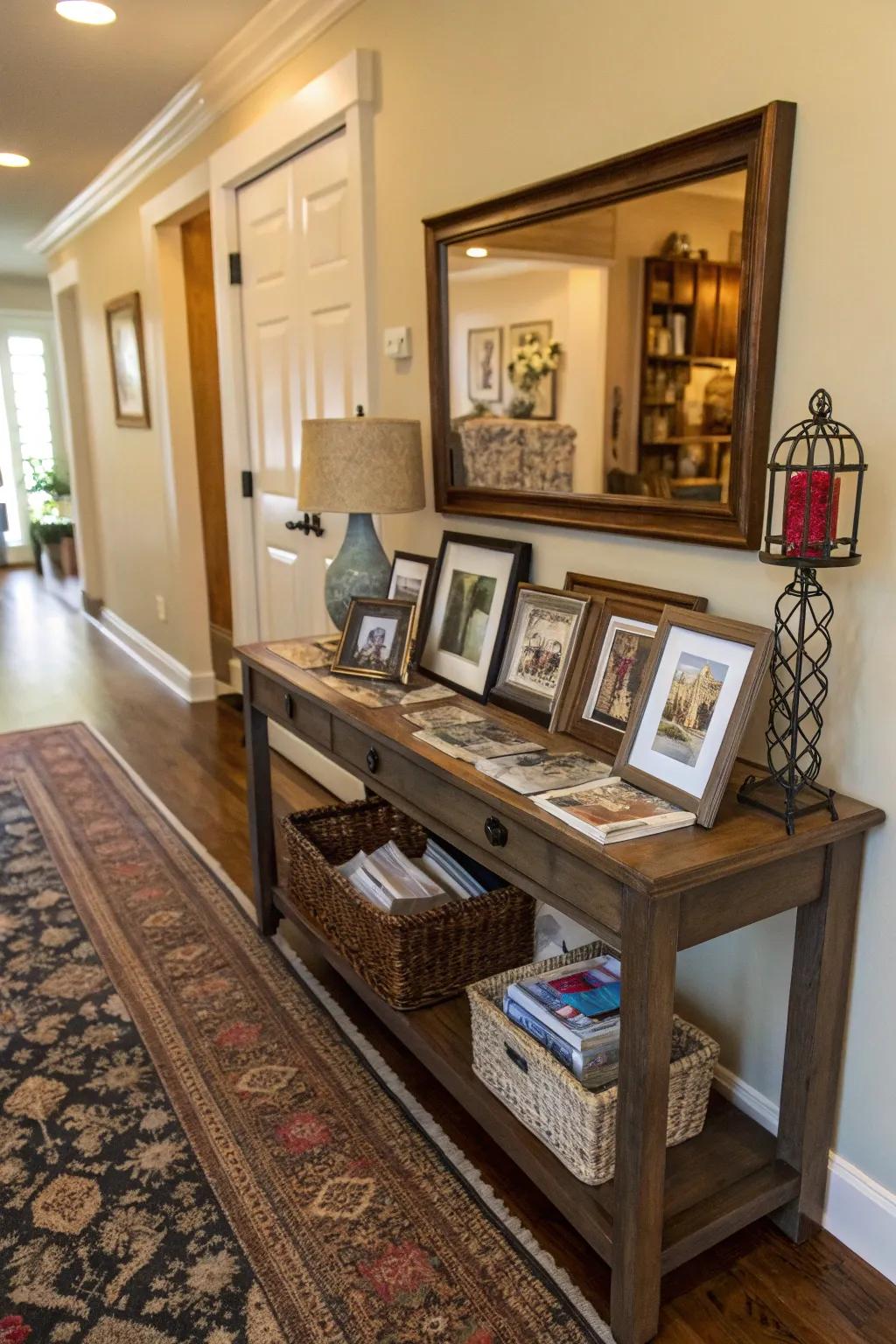 Personal touches make the entryway feel distinctly yours.