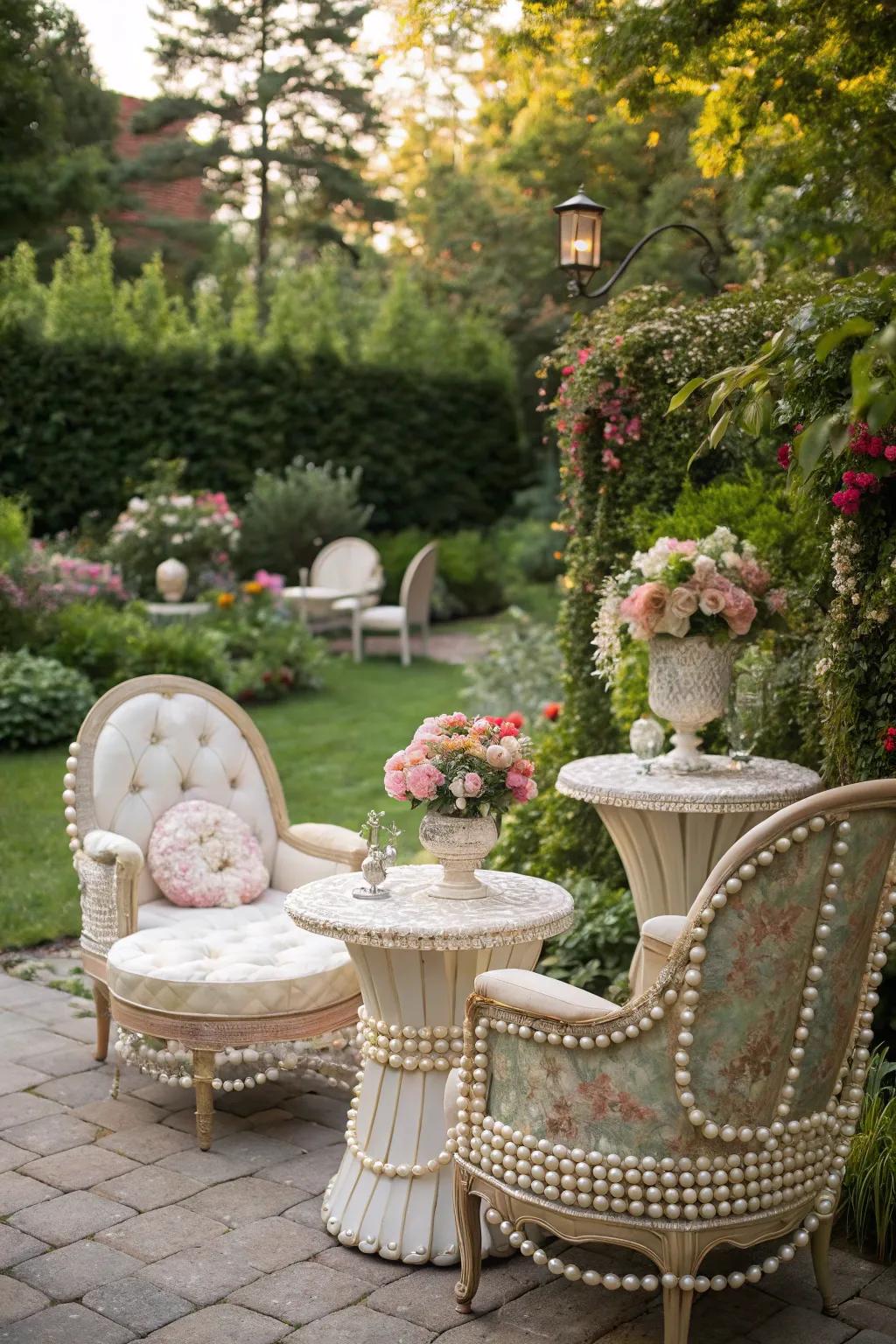 Transform your outdoor spaces with whimsical gem decor.