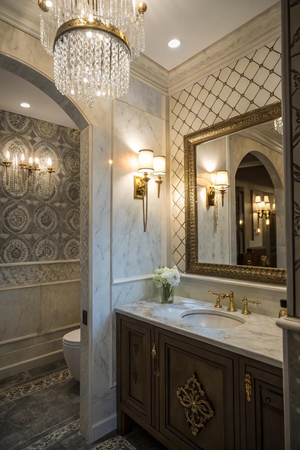 Layered illumination fashions depth and enhances ambiance.