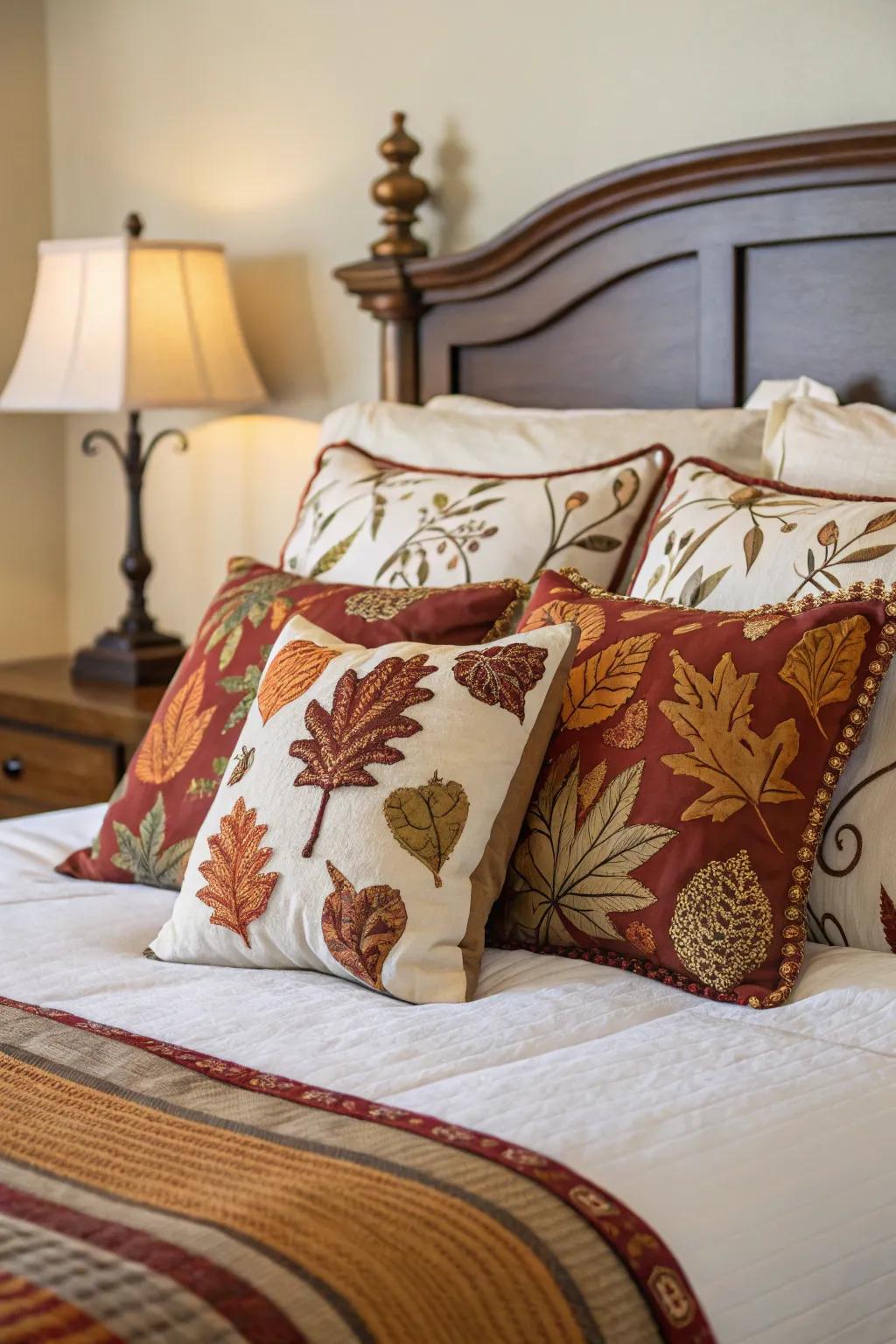 Periodic pillow housings sustain your bedroom's aesthetic revitalized and opportune.