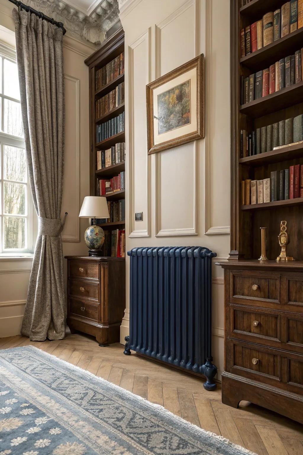 Nautical radiators radiate ageless class.