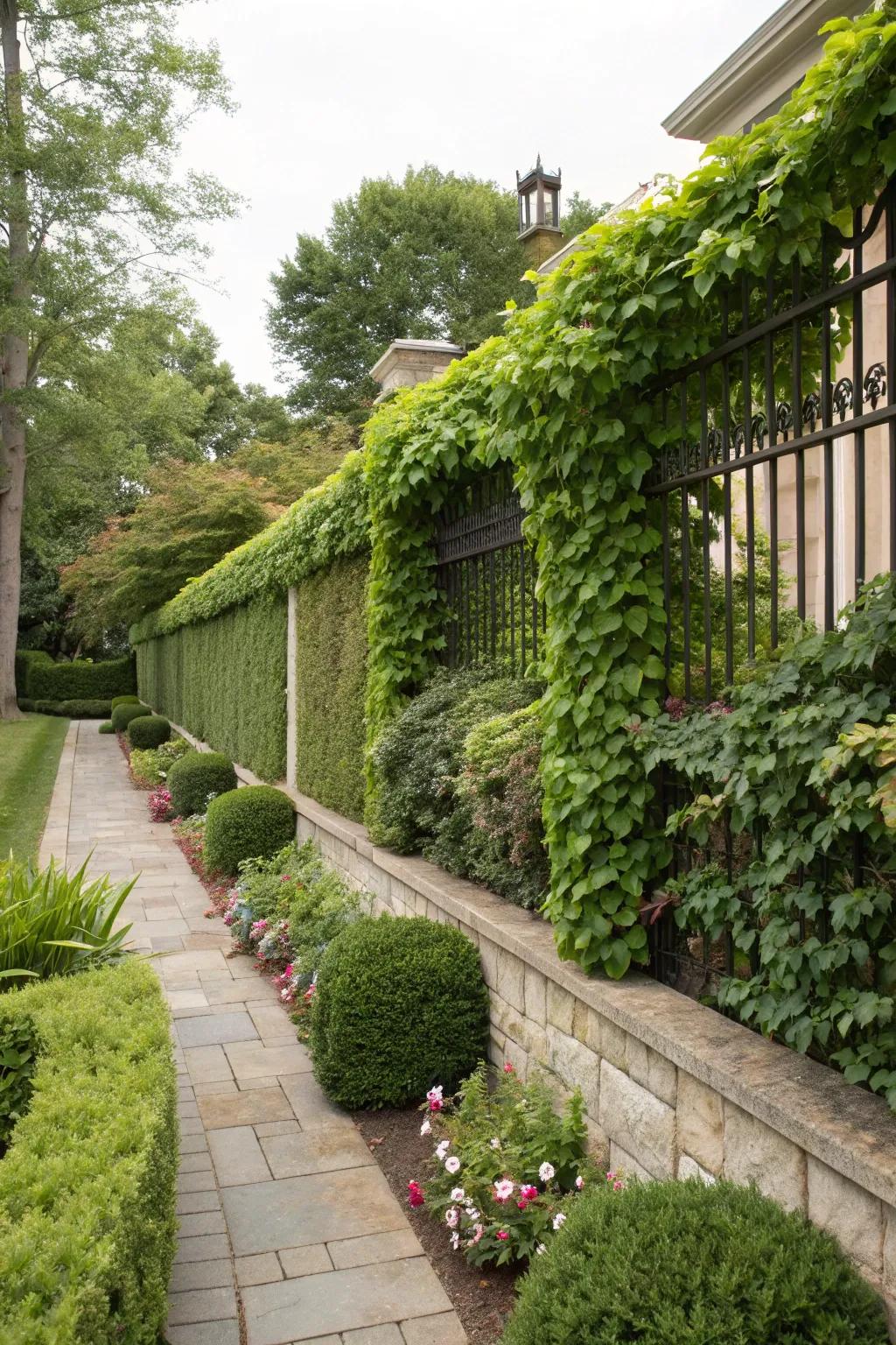 Climbers wall fences support greenery, bringing lively beauty to your home.