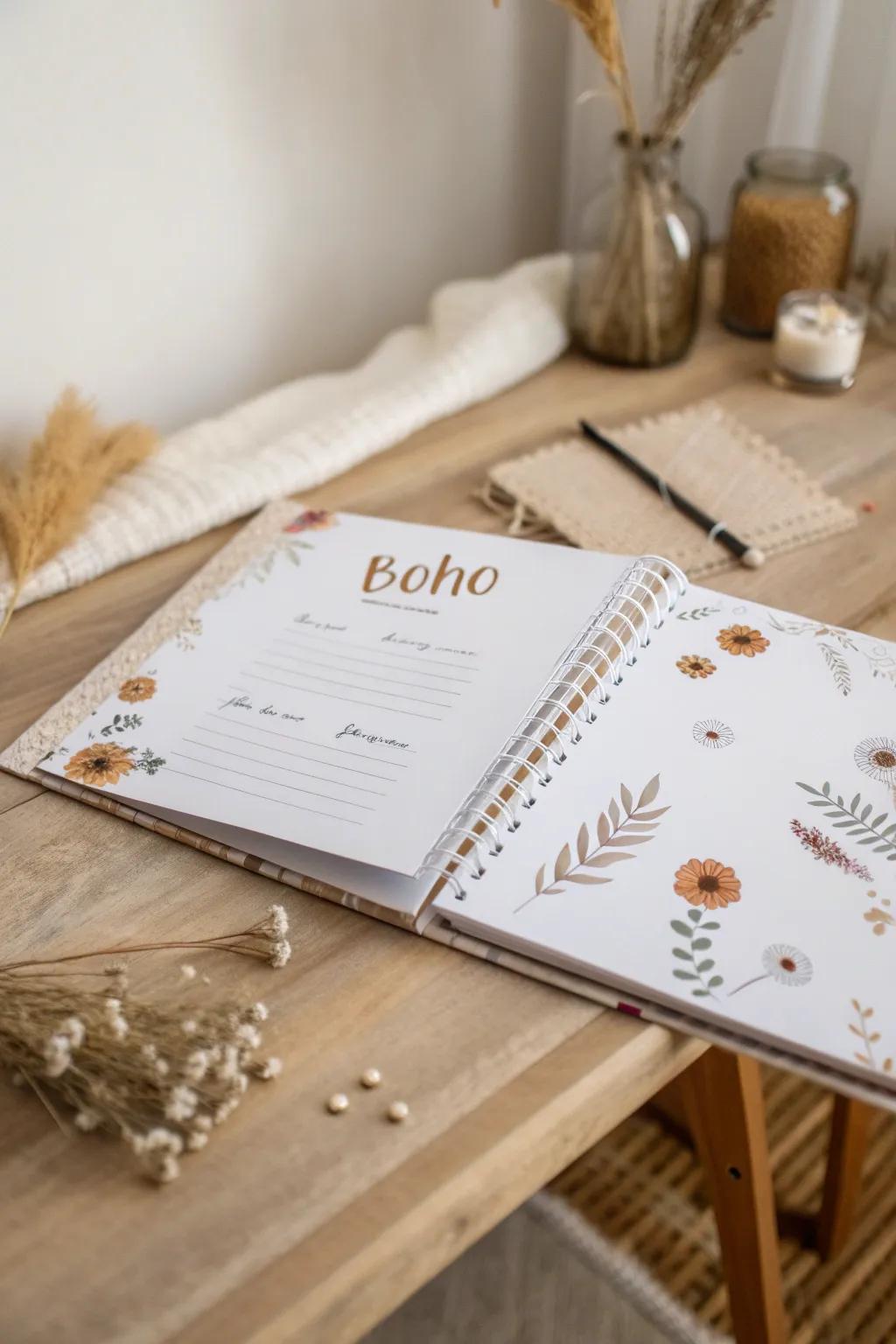 Rejuvenate your recollections with individual manually written notes in your scrapbook. Embrace straightforwardness and class in each page.