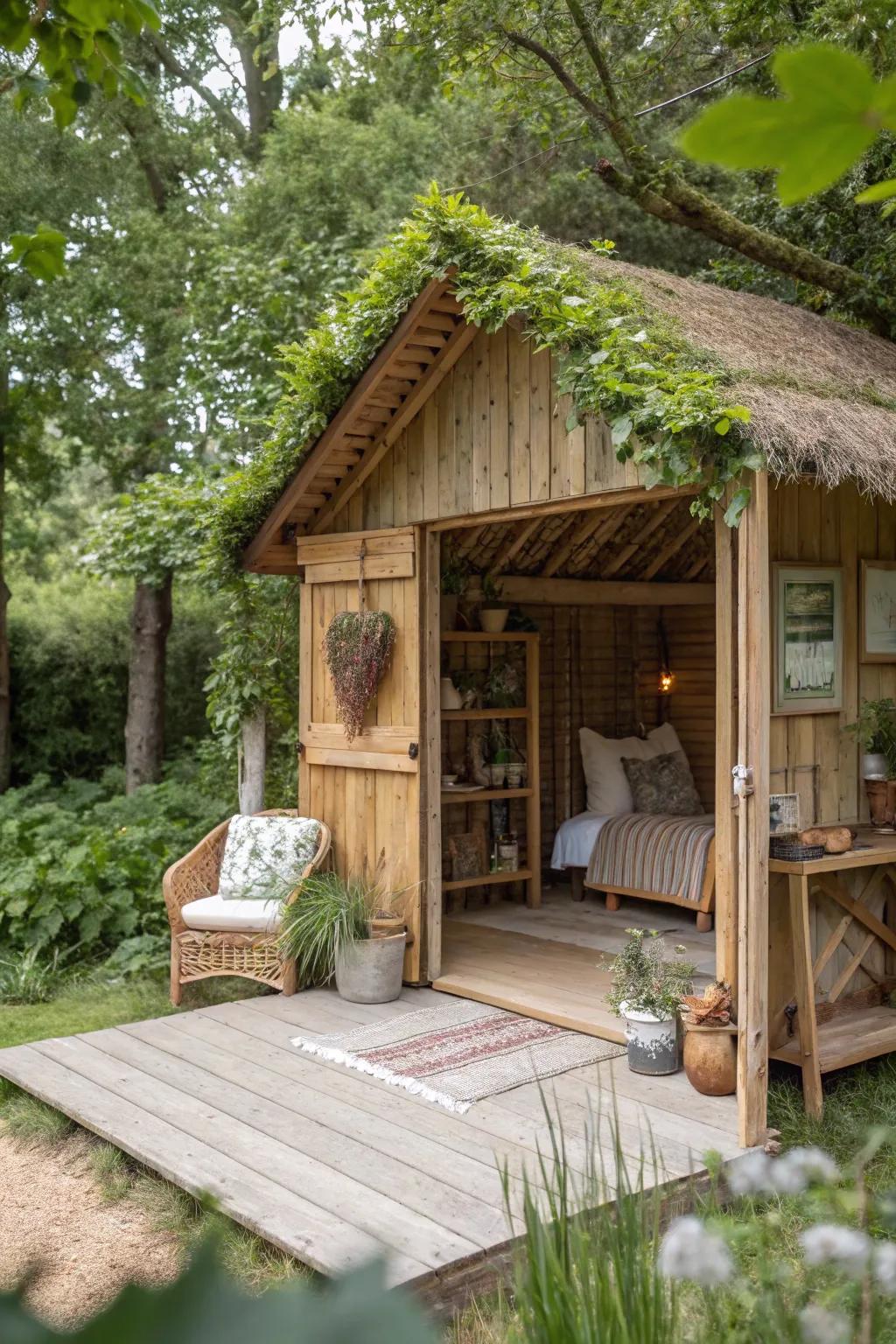 A natural sanctuary encouraging relaxation.