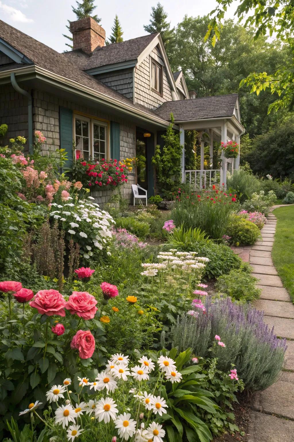A rural garden introduces quaint charm to your yard.